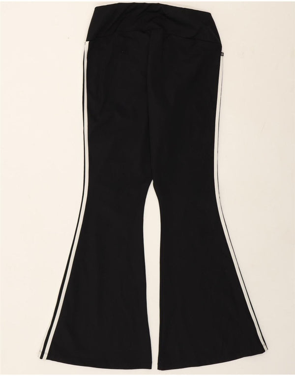 Adidas Damen Flare-Trainingshose UK 20/22 XL Schwarz