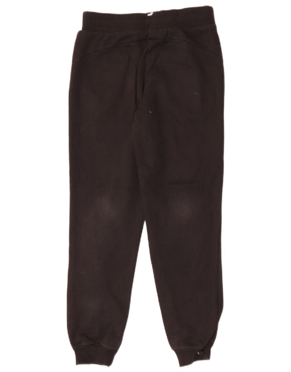 Puma Jungen-Trainingshose, Jogginghose, 11–12 Jahre, schwarze Baumwolle