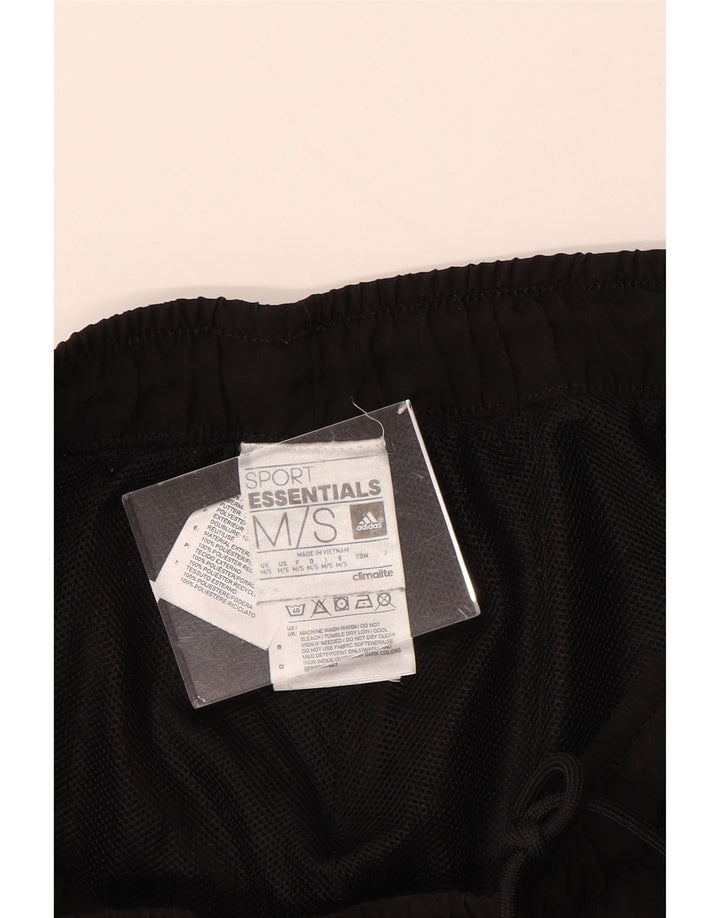 ADIDAS Mens Climalite Tracksuit Trousers Medium Black Polyester