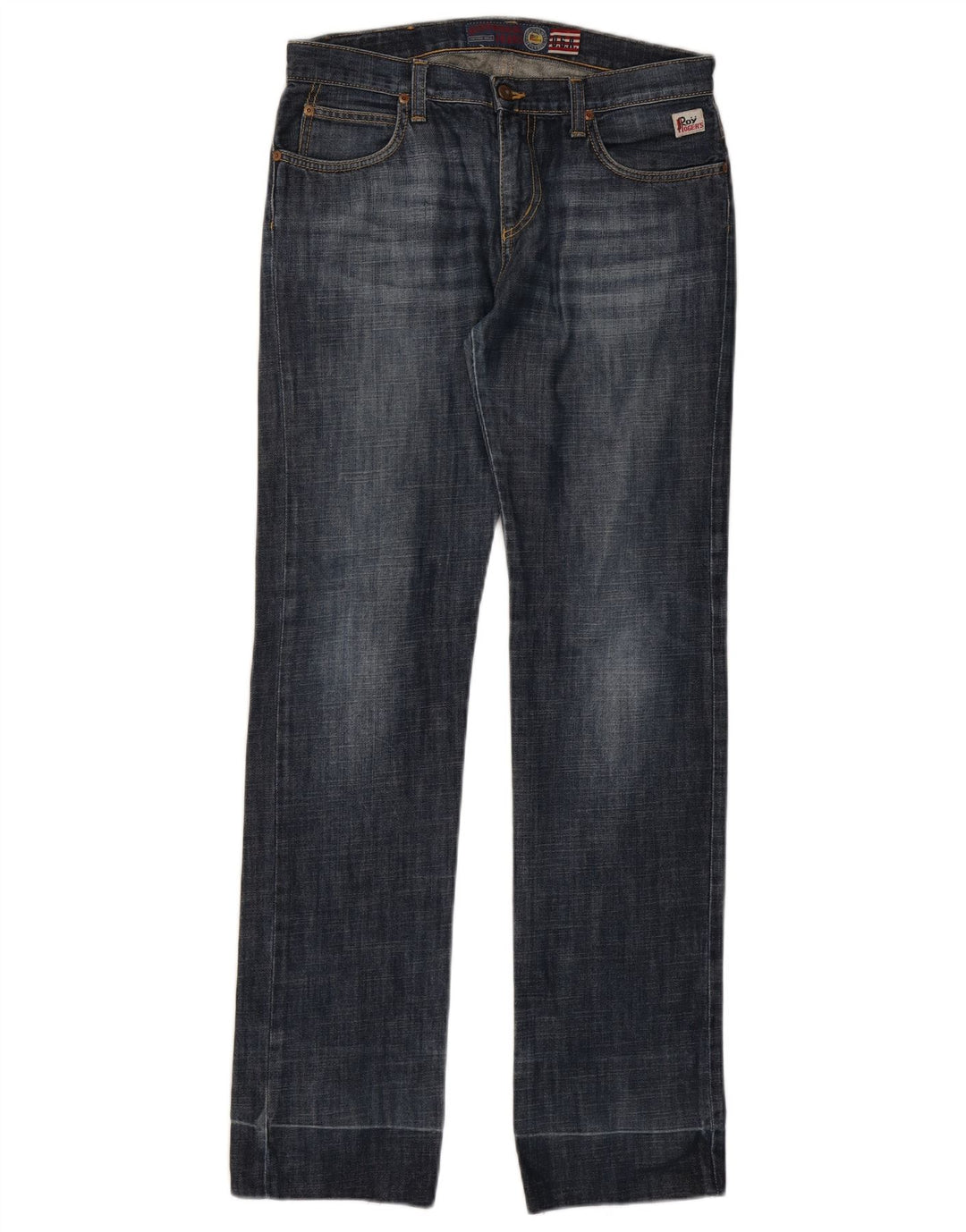 Roy Rogers Damen Straight Jeans W32 L33 Marineblau