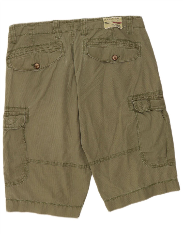 Tommy Hilfiger Herren Cargo-Shorts W34, große Khaki-Baumwolle
