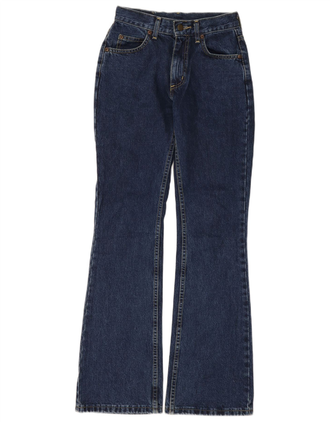 Lee Damen Schlagjeans W26 L32 Blaue Baumwolle