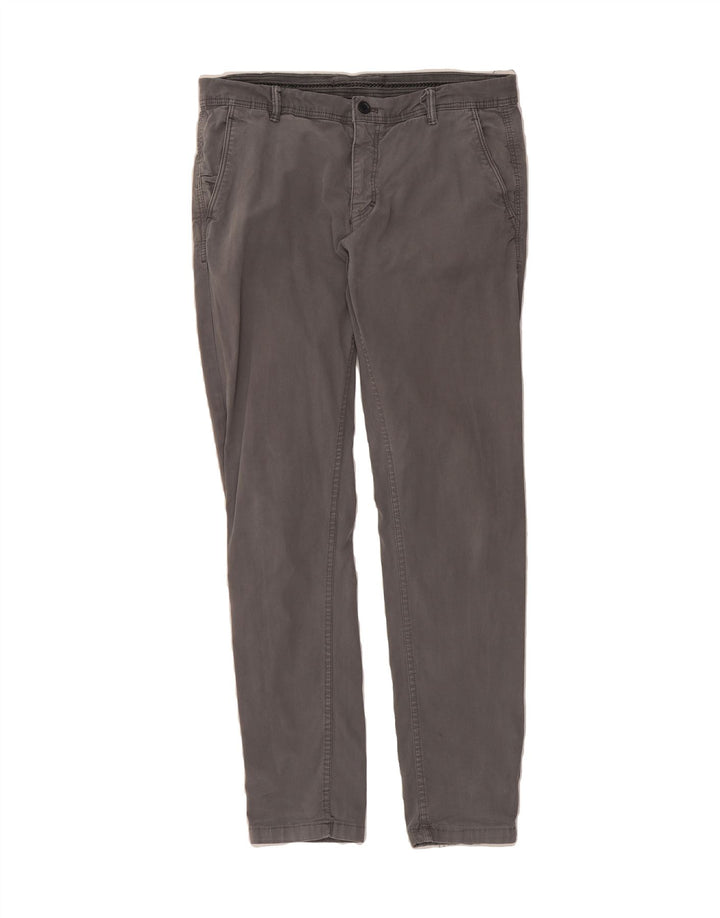 ZARA Mens Slim Chino Trousers EU 42 Large W32 L30 Grey Vintage Zara and Second-Hand Zara from Messina Hembry 