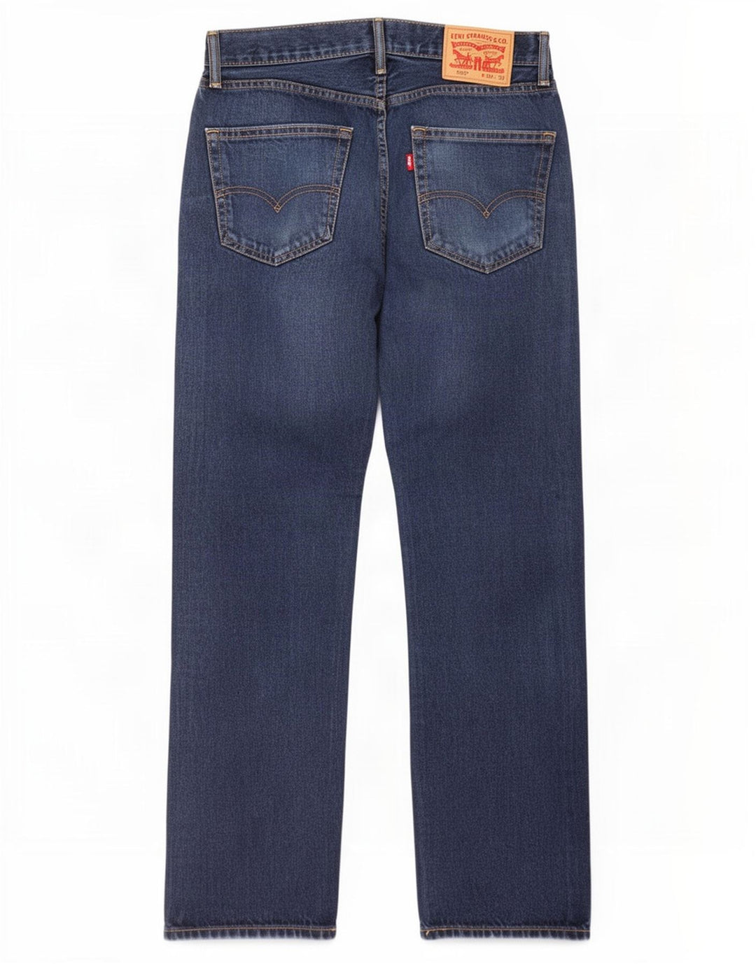 Levi's Herren 505 Straight Jeans W30 L32 Blaue Baumwolle