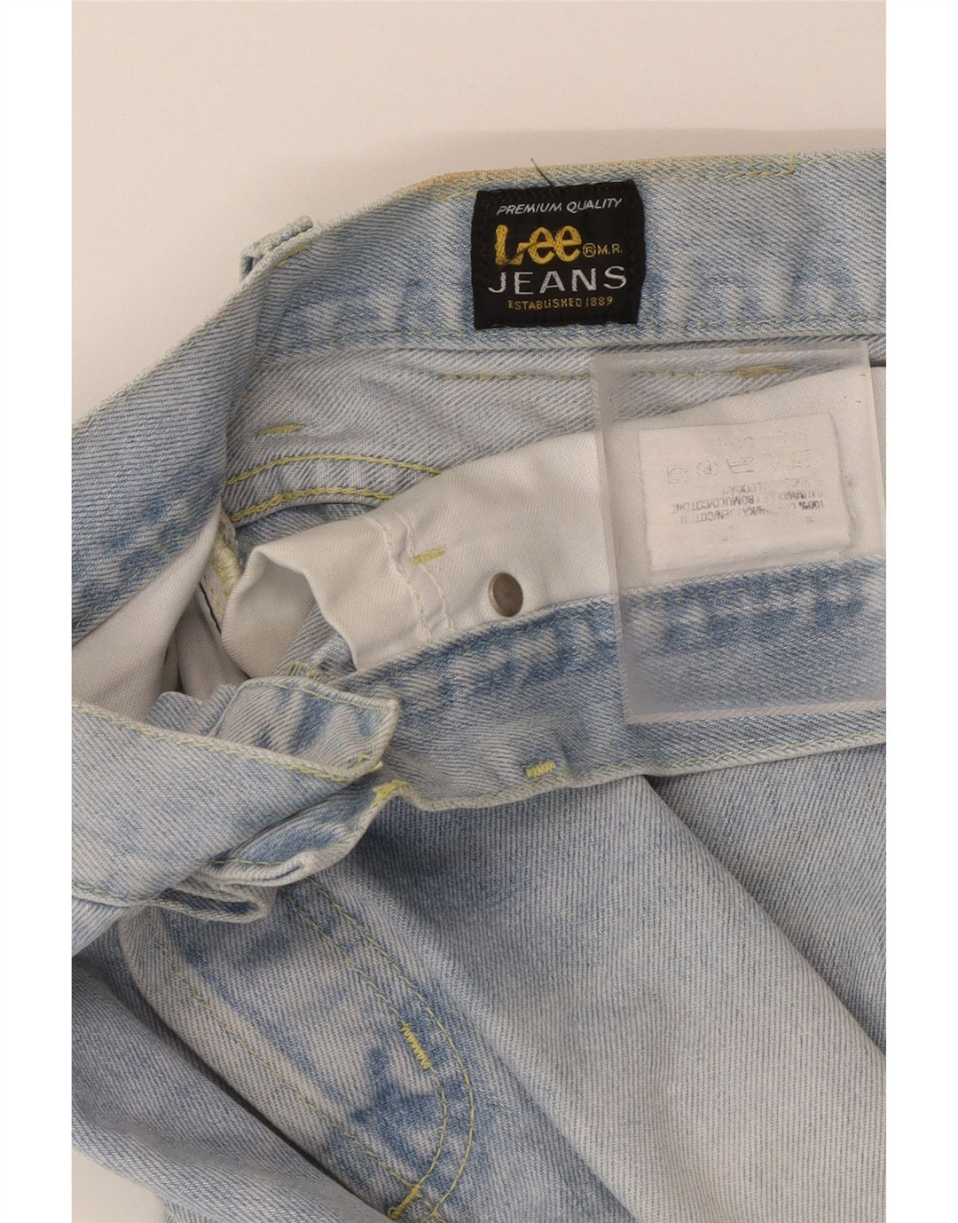 Lee Herren Straight Jeans W32 L32 Blaue Baumwolle