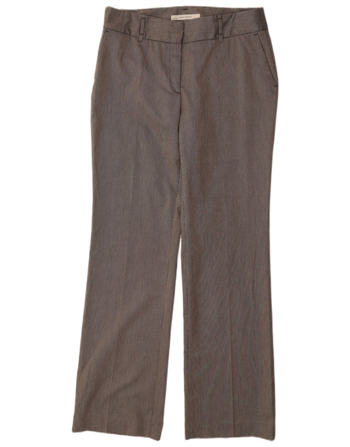 Gerade Chino-Hose für Damen von ZARA, EU 44, XL, W34, L35, grauer Nadelstreifen