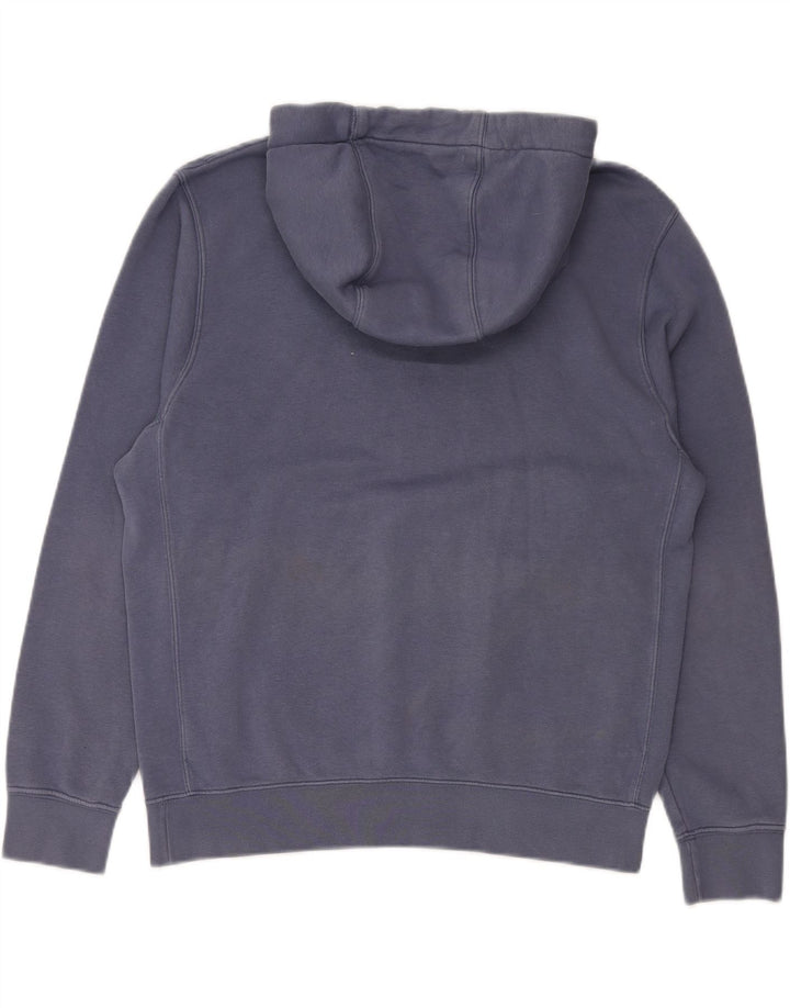 Nike Herren Kapuzenpullover aus mittelblauer Baumwolle