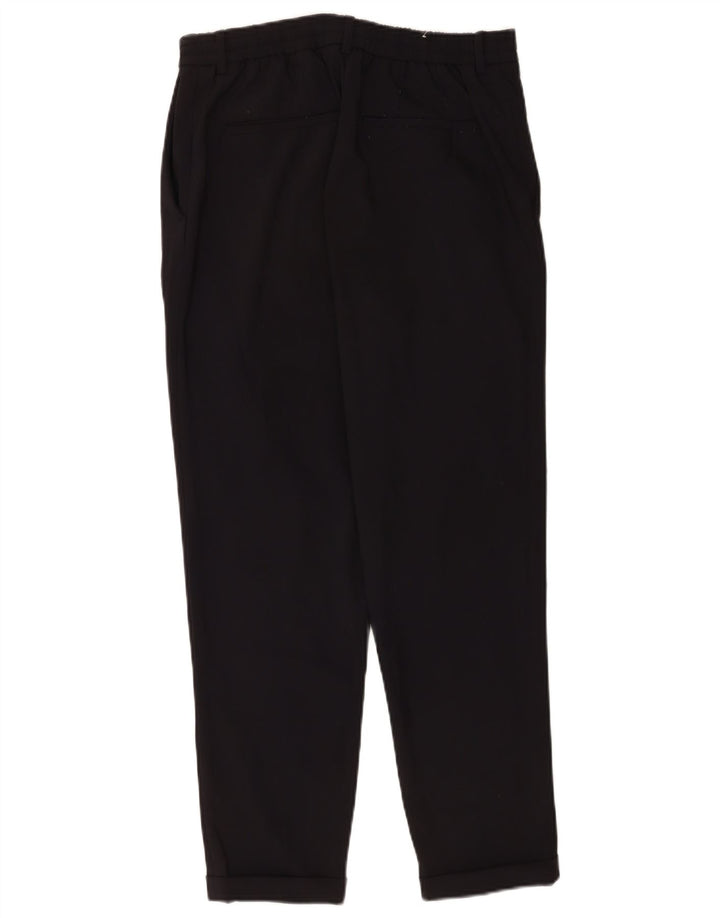 Gerade Chino-Hose für Damen von Zara, Größe M, W31, L28, Schwarz