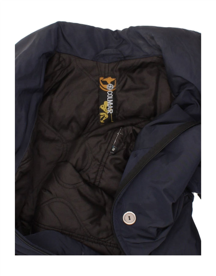 COLMAR Womens Windbreaker Coat IT 46 Large Navy Blue Vintage Colmar and Second-Hand Colmar from Messina Hembry 