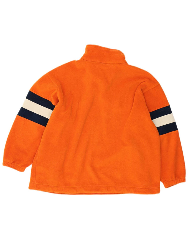 Champion Fleece-Pullover mit Grafik für Jungen, 7–8 Jahre, Größe S, Orange, Farbblock