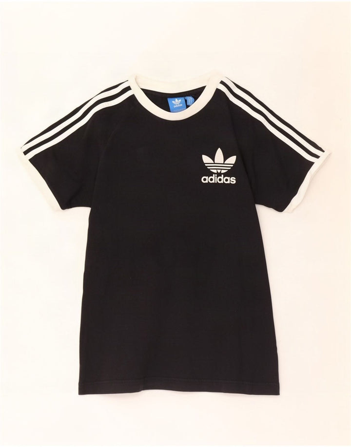 Adidas Herren T-Shirt Top Small Schwarz Baumwolle