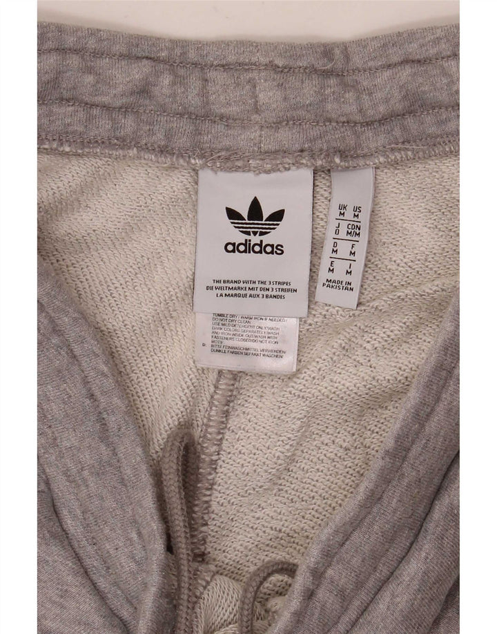 Adidas Herren Sportshorts mittelgraue Baumwolle