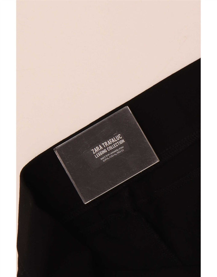 Zara Damen Leggings, kurze Hose, XL, W32, L25, Schwarz