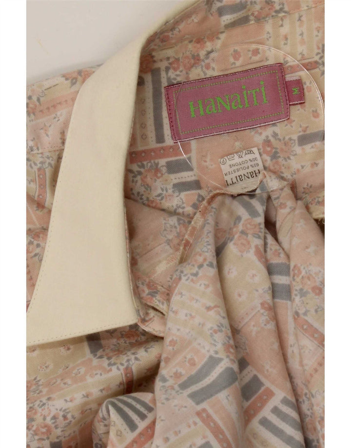 HANAITI Damen-Hemd UK 14, mittelmehrfarbiges Patchwork-Polyester