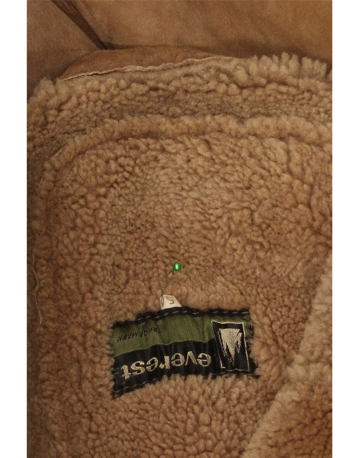 Everest Herren Shearling Jacke IT 54 2XL Beige