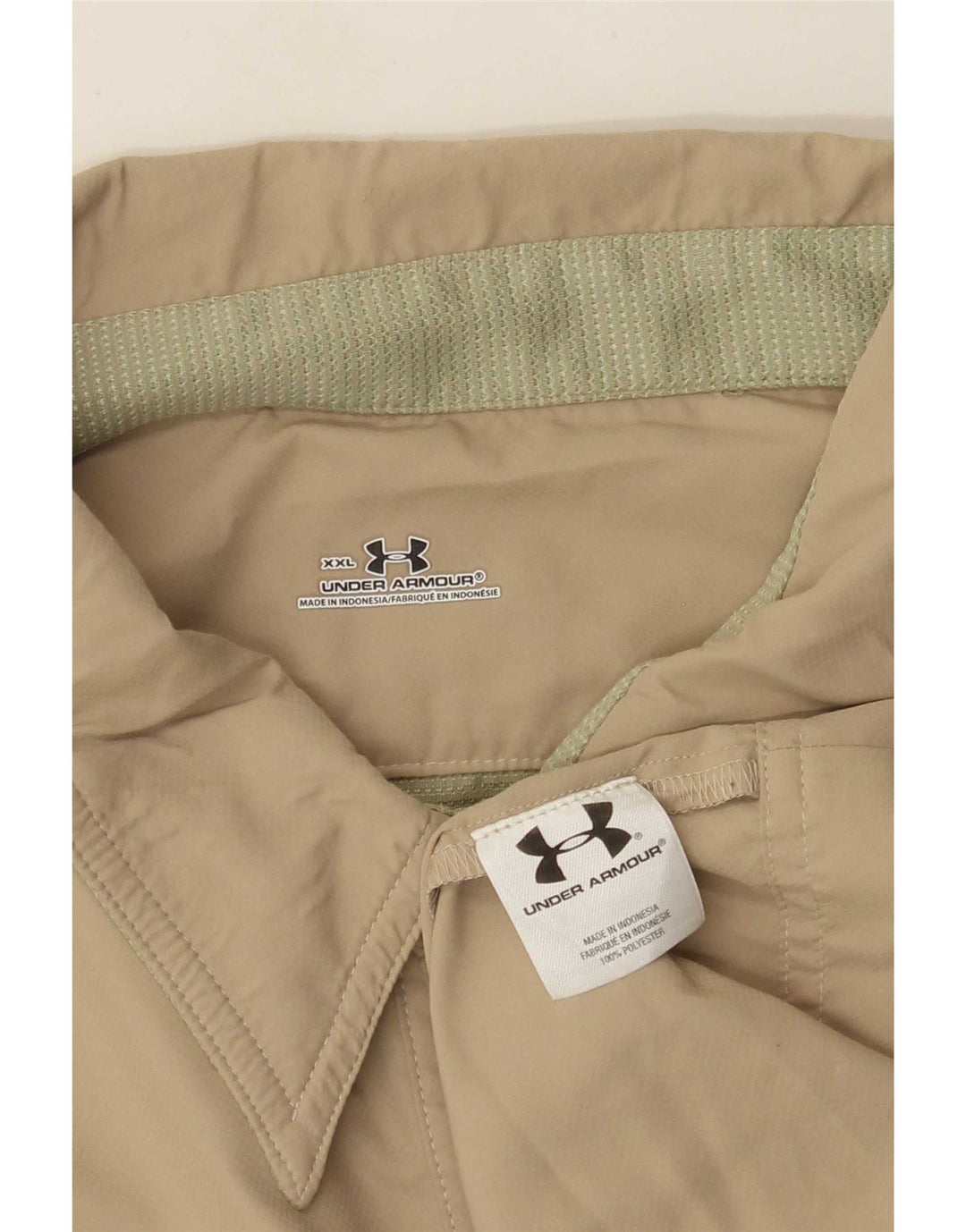 Under Armour Herren-Shirt 2XL Beige Polyester