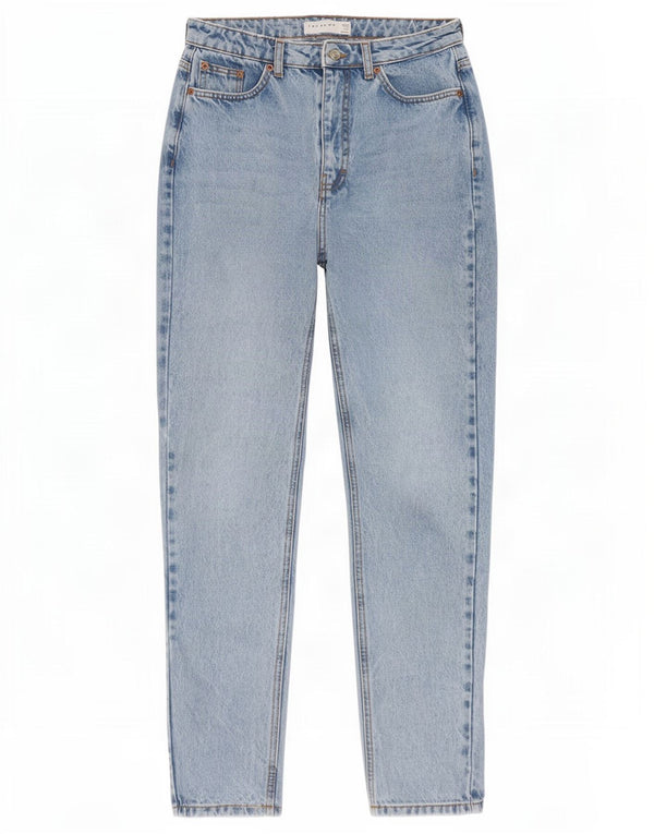 Topshop Womens Mom Tapered Jeans W28 L34 Blue Cotton