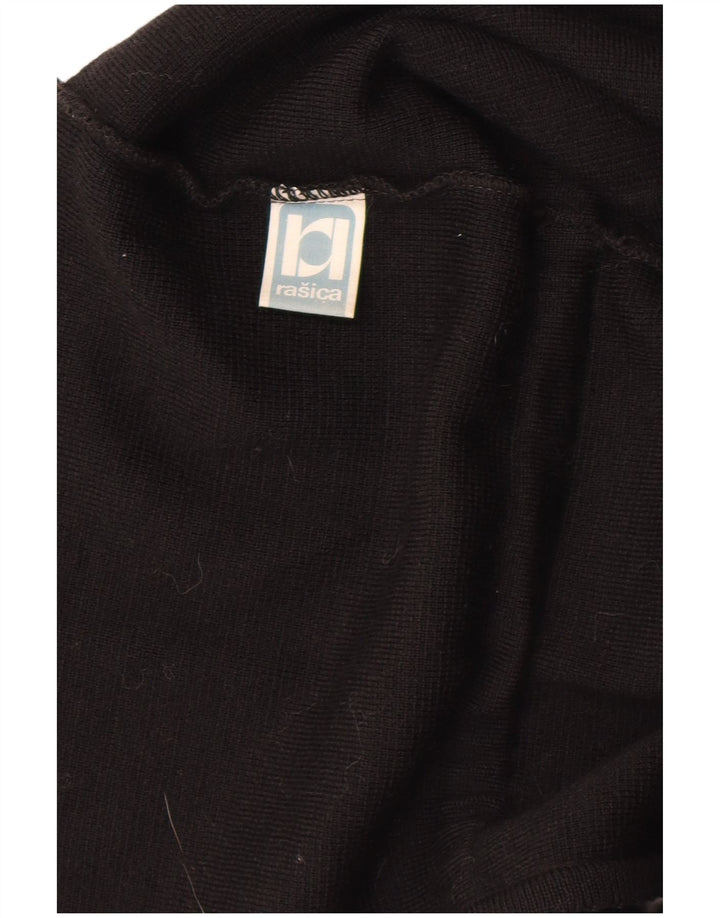 RASICA Damen-Cardigan, ärmellos, Gr. 12, mittelschwarz