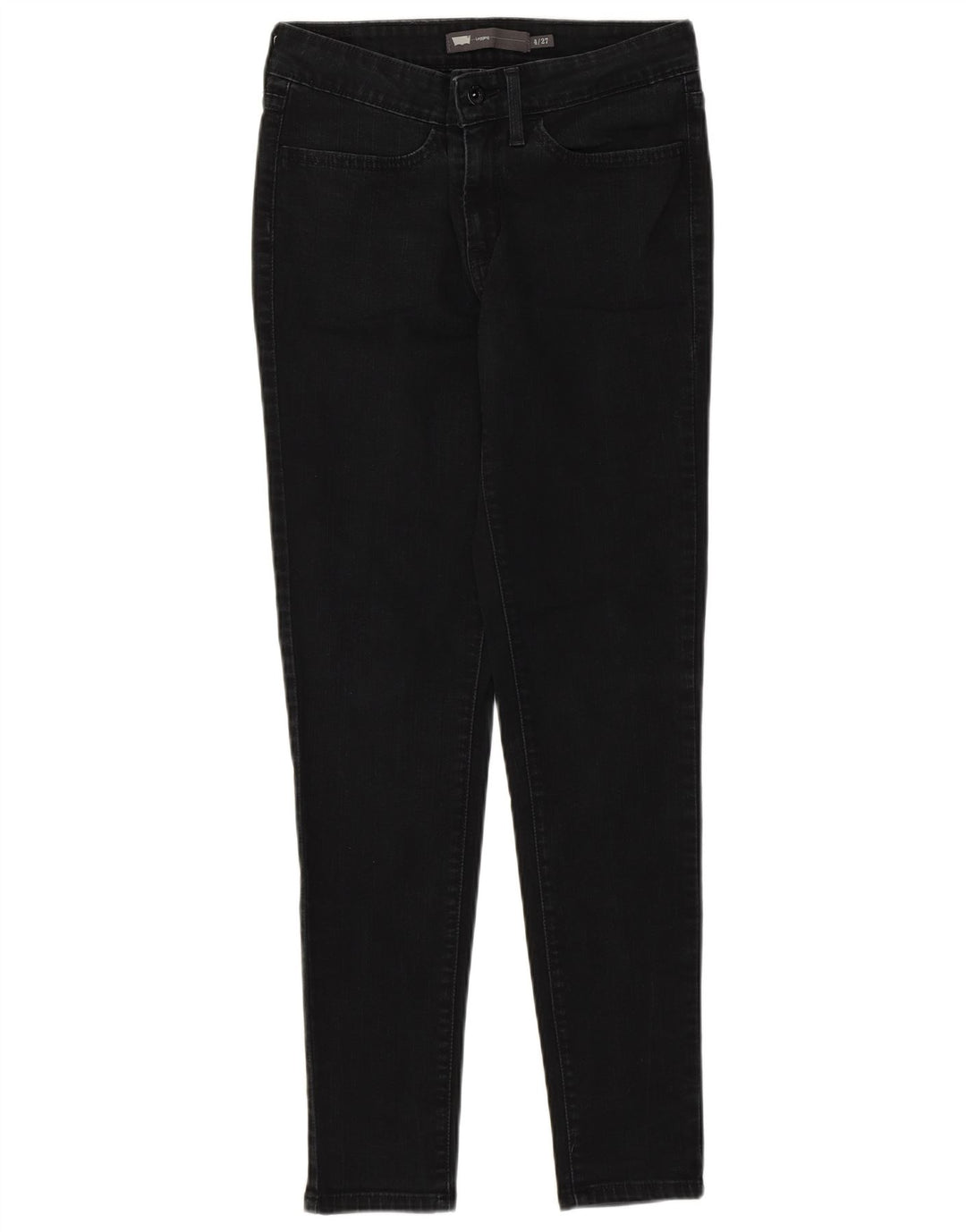 Levi's Damen Legging Jeans US 4 Small W27 L28 Schwarze Baumwolle