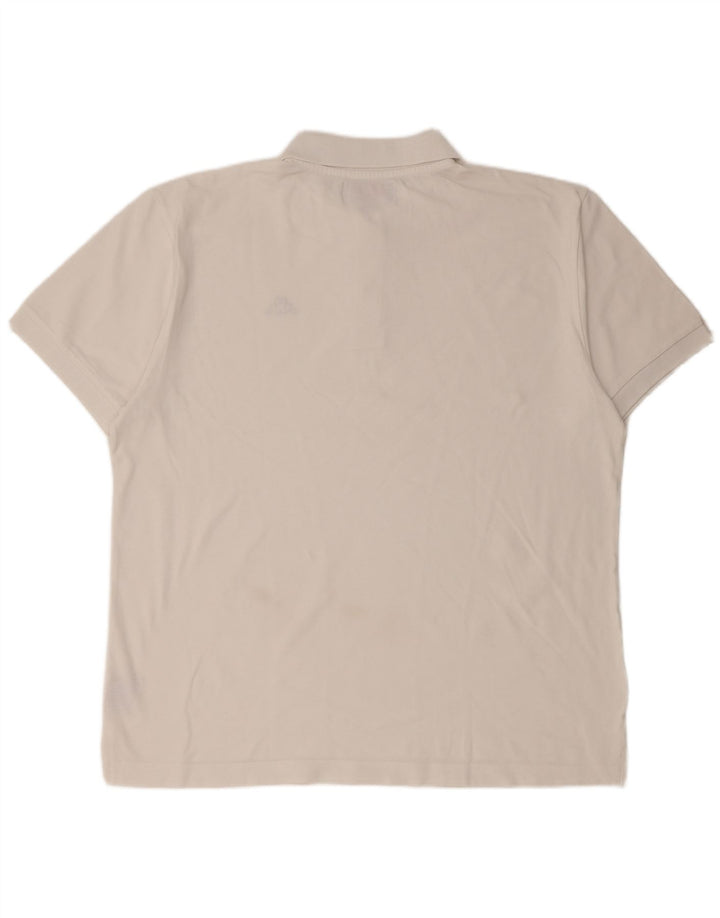 KAPPA Herren Poloshirt XL Weiße Baumwolle