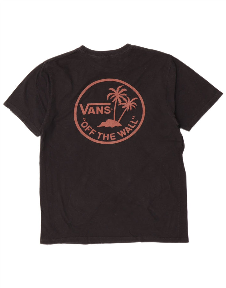 Vans Herren-T-Shirt mit Grafik, mittelschwarze Baumwolle