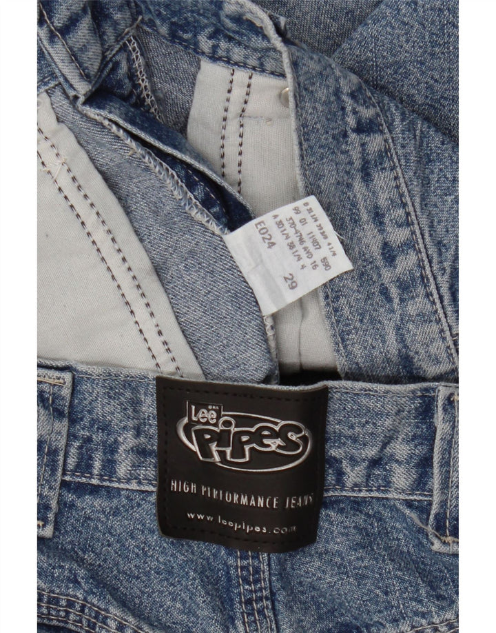 LEE Damen Jeansshorts W29 mittelblaue Baumwolle