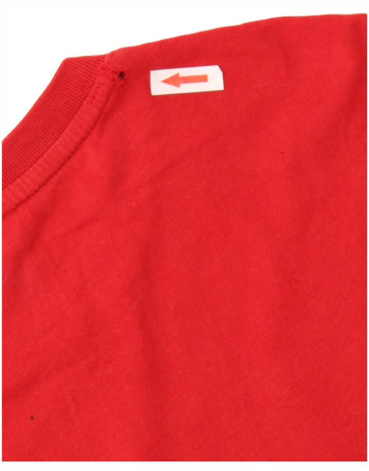 Superdry Herren T-Shirt mit Grafik, Größe S, Rot, Baumwolle