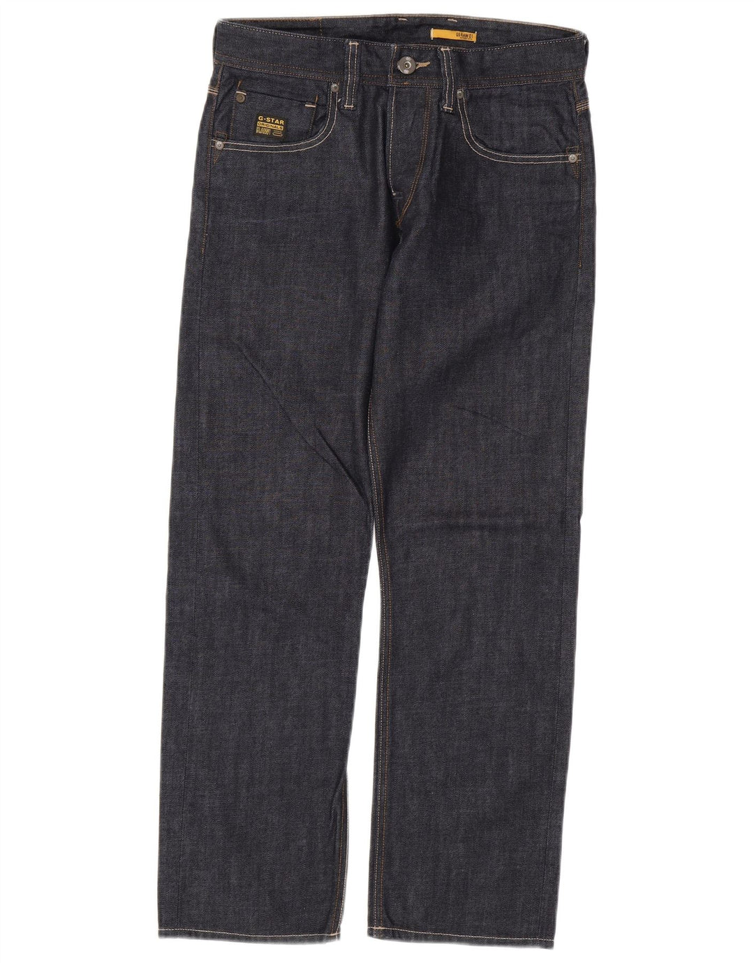 G-STAR Herren Straight Jeans W30 L30 Marineblau Baumwolle