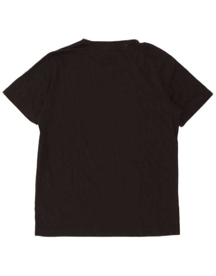 Puma Herren T-Shirt Top Large Schwarz Baumwolle