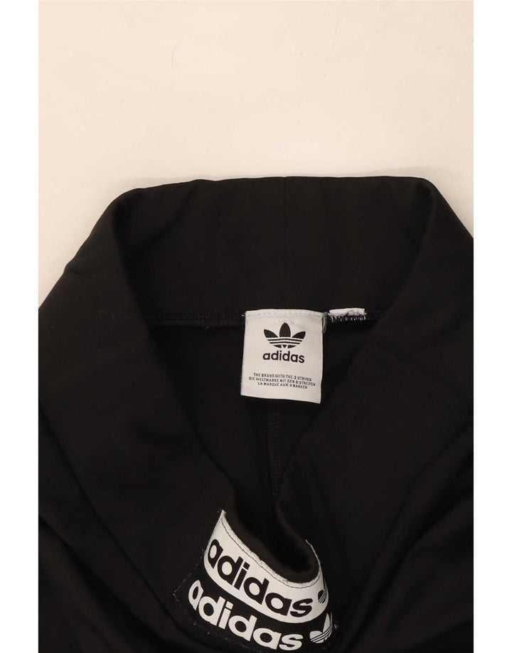 Adidas Damen Graphic Leggings UK 4 XS Schwarz