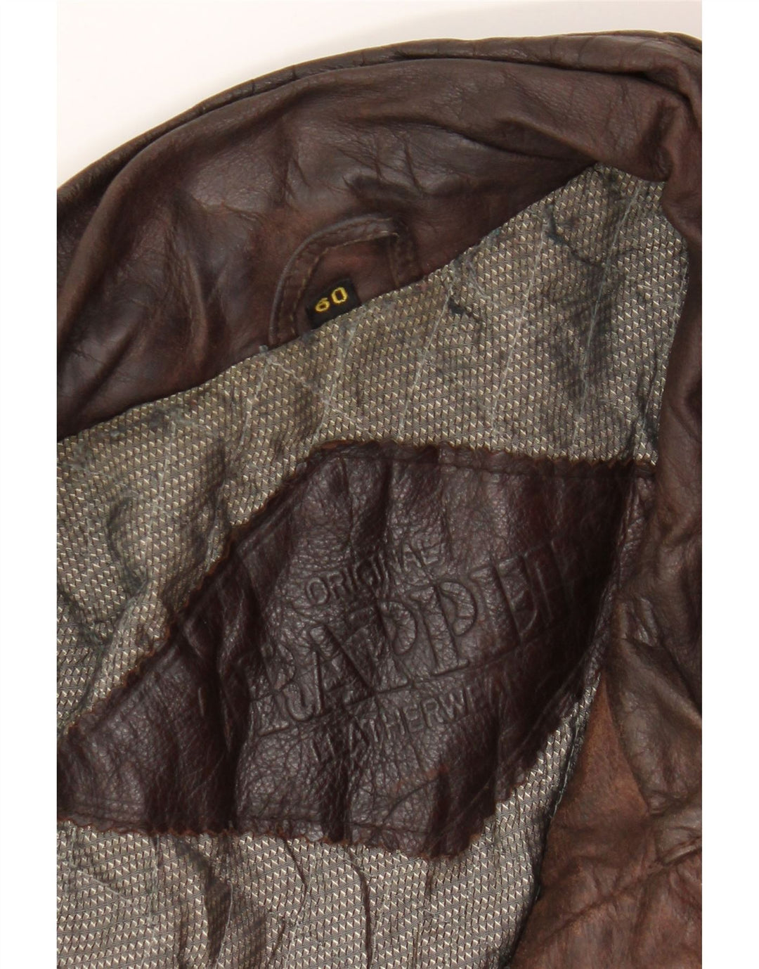 Trapper Herren Lederjacke UK 42 XL Braunes Leder