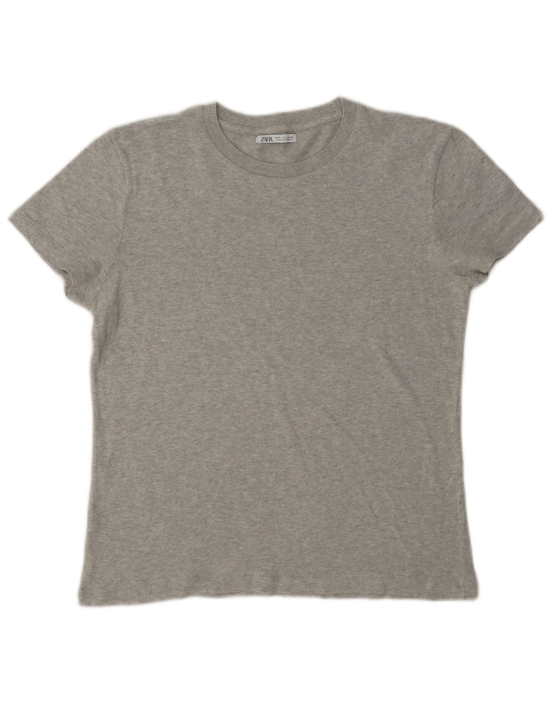 Zara Herren T-Shirt Top Small Grau