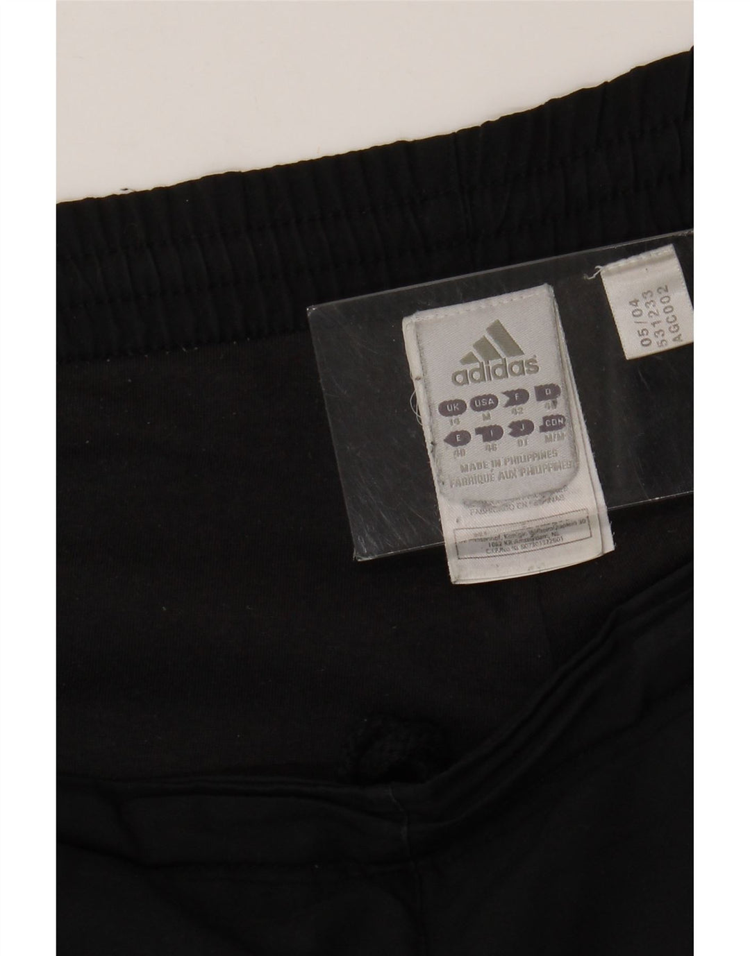 Adidas Damen Trainingshose UK 14 Medium Schwarz Polyester