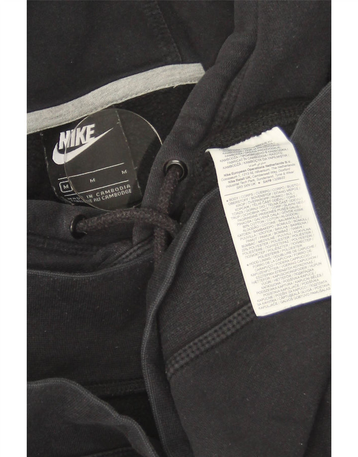 Nike Herren-Hoodie-Pullover aus mittelschwarzer Baumwolle