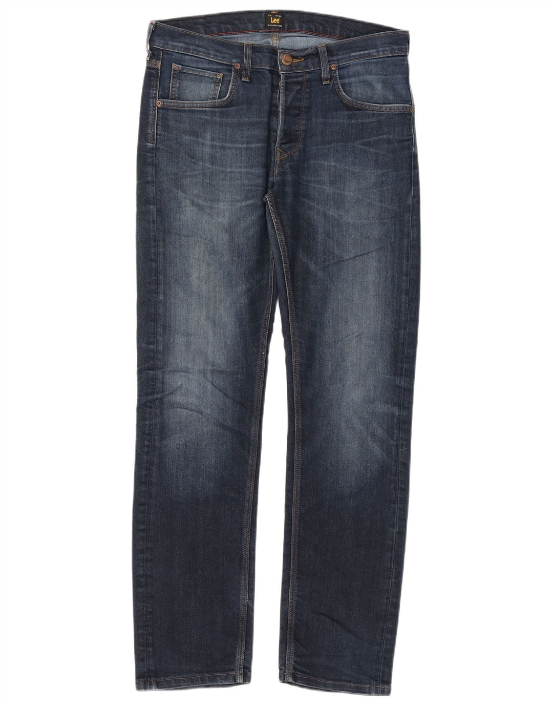 Lee Herren Daren Slim Jeans W33 L31 Blaue Baumwolle