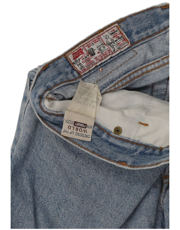 Rifle Damen Tapered Jeans W31 L27 Blaue Baumwolle