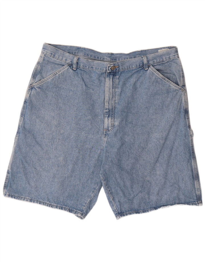 WRANGLER Herren Cargo Denim Shorts W40 XL Blaue Baumwolle