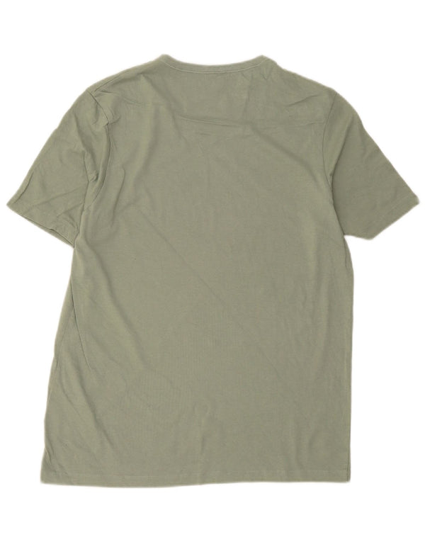 Hugo Boss Damen T-Shirt Top UK 16 Große grüne Baumwolle