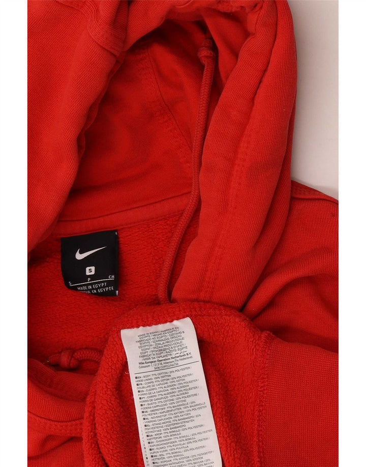 Nike Herren Kapuzenpullover, klein, rote Baumwolle
