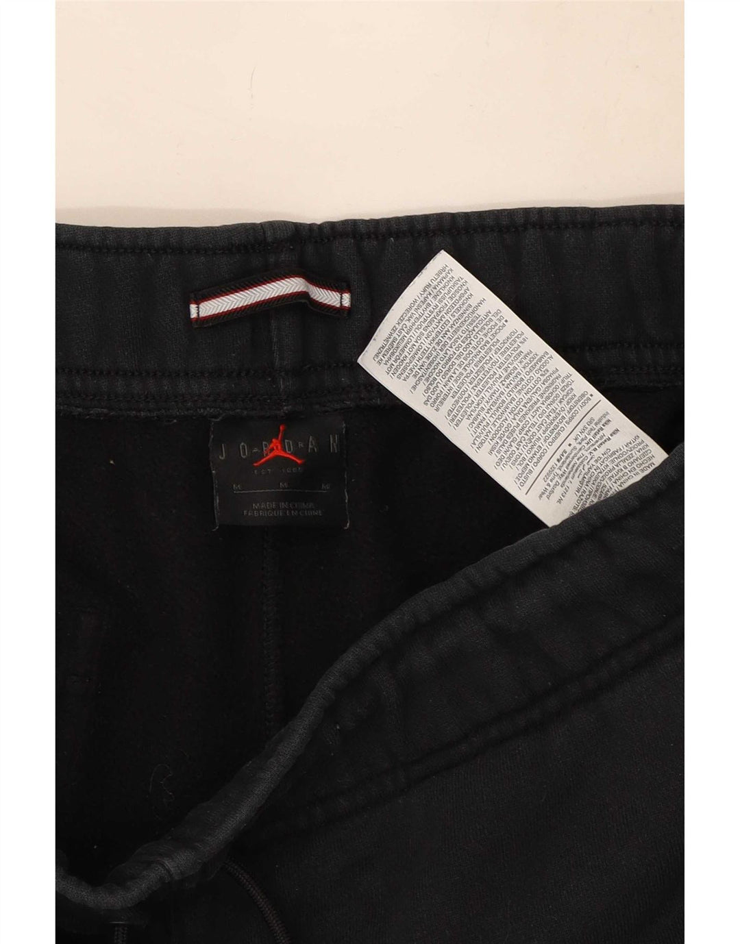 Jordan Herren-Sportshorts aus mittlerer schwarzer Baumwolle