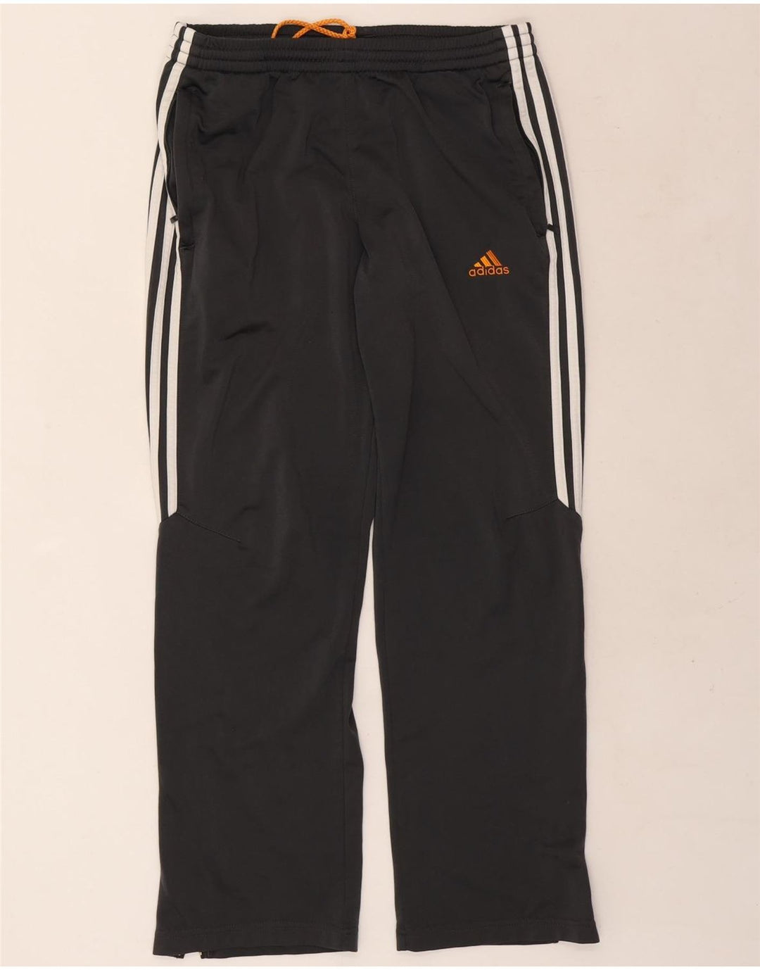 Adidas Herren Trainingshose UK 36/38 Small Schwarz Polyester