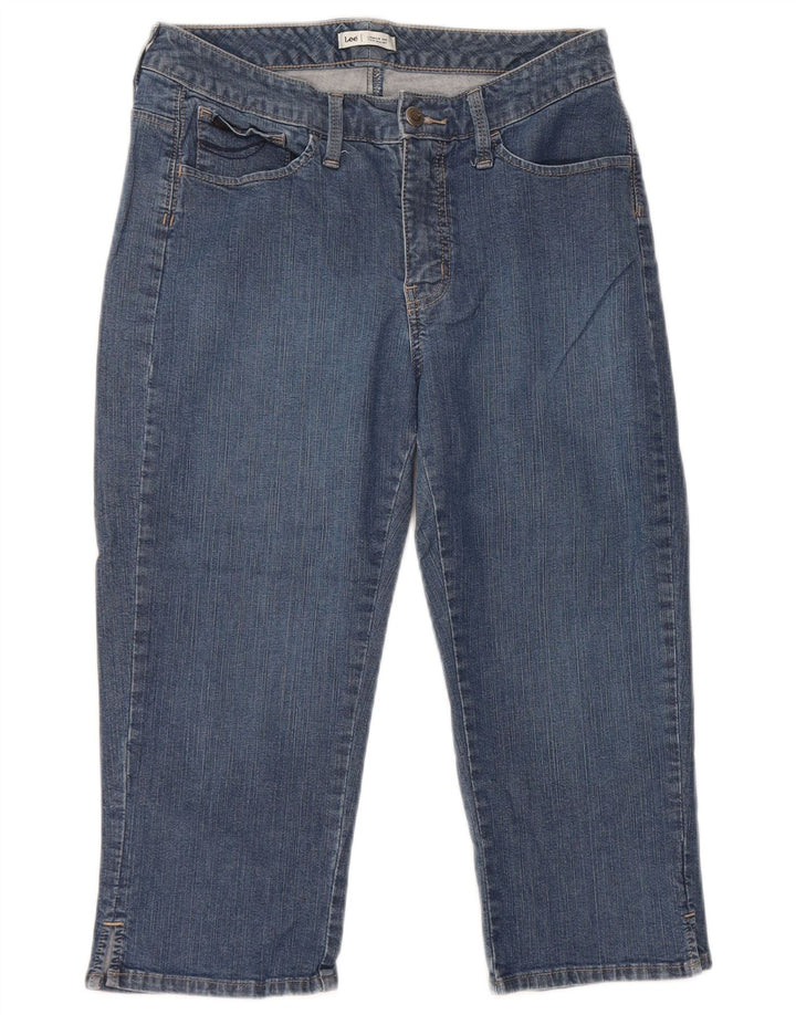 LEE Damen Capri-Jeans W30 L19 Blau