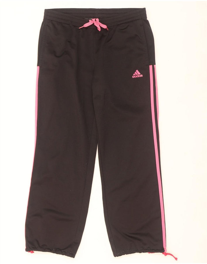 Adidas Damen Graphic Full Trainingsanzug UK 12/14 Mittelschwarzes Polyester