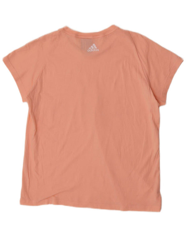 Adidas Damen Grafik T-Shirt Top UK 20/22 XL Rosa