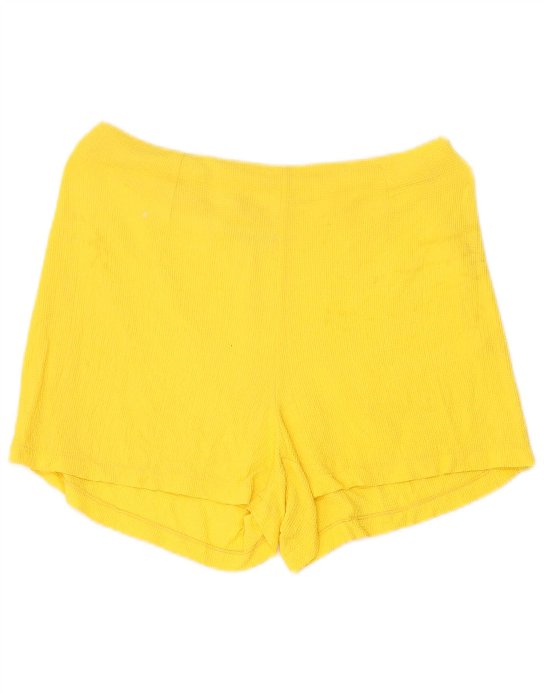 VINTAGE Womens Casual Shorts W28 Medium Yellow