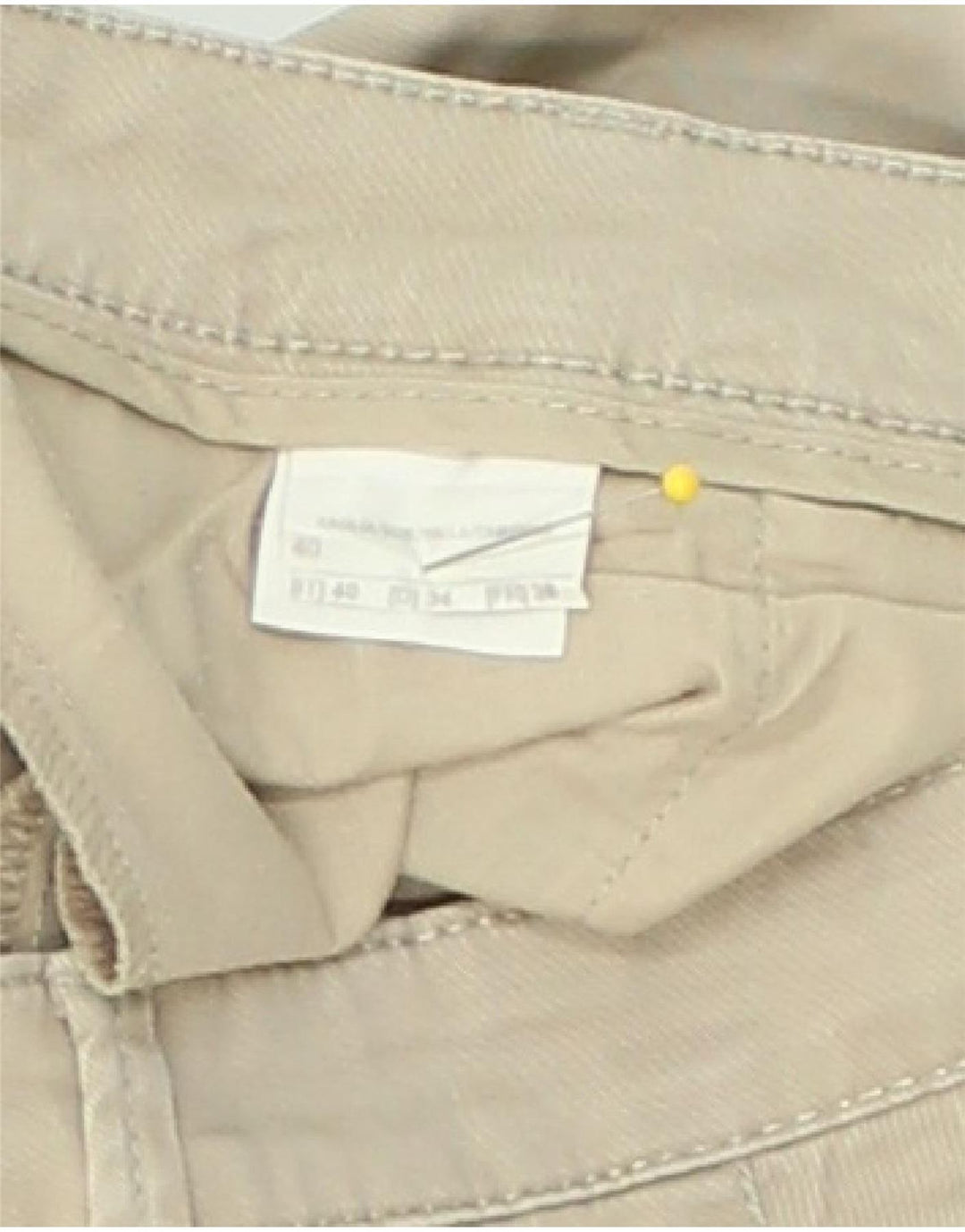 BENETTON Womens Chino Shorts IT 40 Small W26 Beige Cotton | Vintage Benetton | Thrift | Second-Hand Benetton | Used Clothing | Messina Hembry 