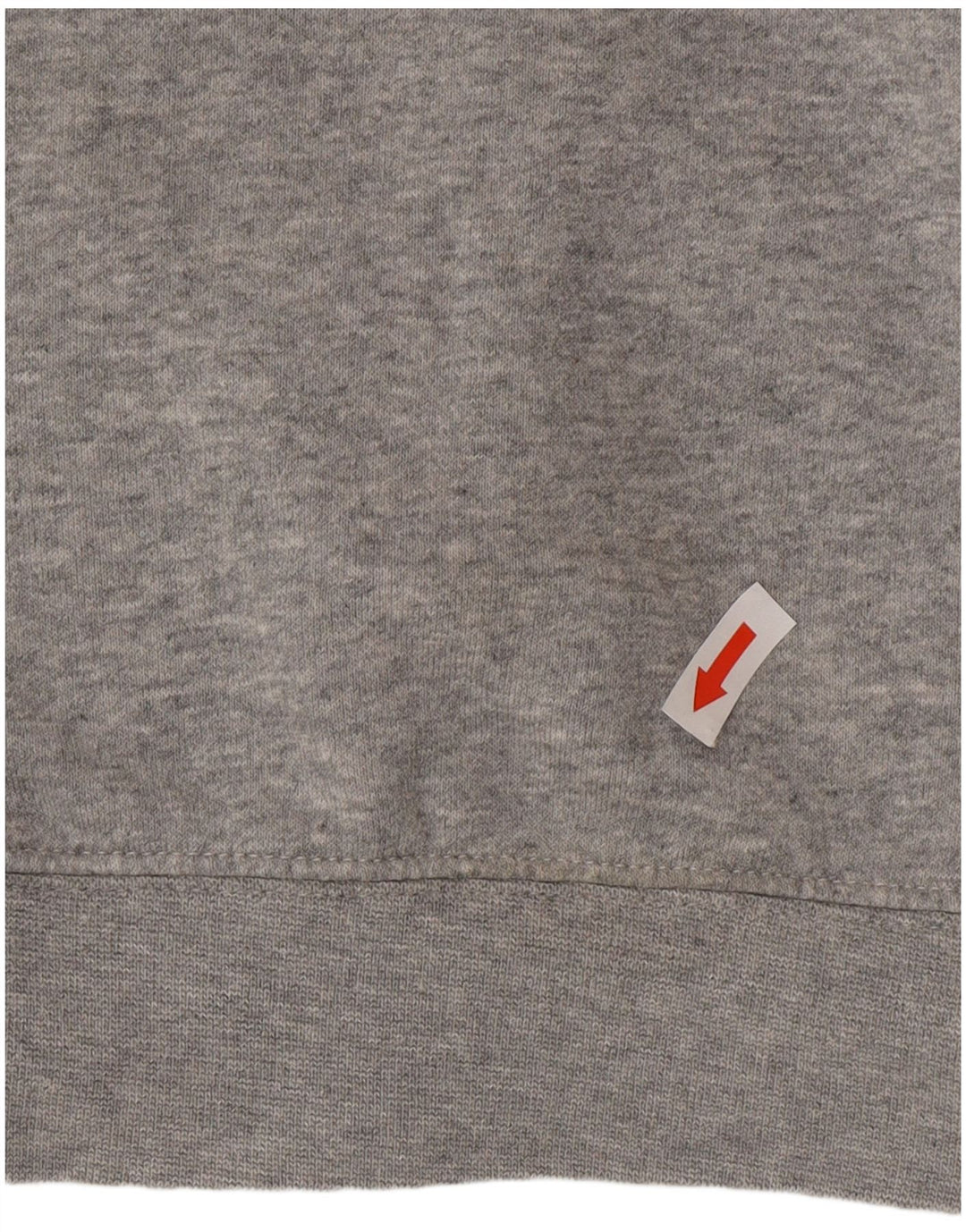 Nike Womens Graphic Oversized Hoodie Pullover UK 14 Mittelgraue Baumwolle