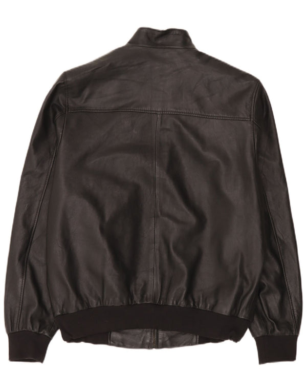 Vintage Herren Lederjacke UK 44 2XL Schwarz