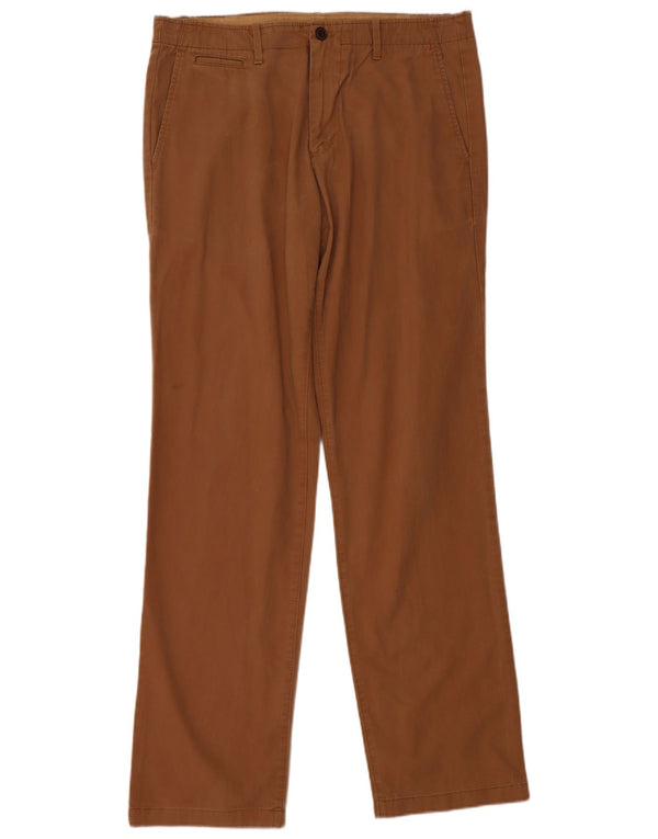 Gap gerade Chino-Hose für Herren, W34, L34, braune Baumwolle
