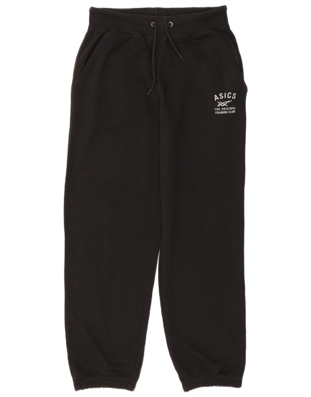 ASICS Damen Trainingshose Jogger UK 18 XL Schwarz Baumwolle